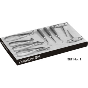 Instrument Set For Extraction Set No. 1